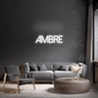 Néon personnalisé - AMBRE Laboiteaneon
