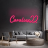 Néon personnalisé - Coraliex22 Laboiteaneon