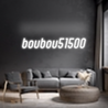 Néon personnalisé - boubou51500 Laboiteaneon