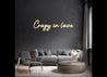Néon personnalisé - Crazy in love Laboiteaneon
