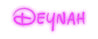 Néon personnalisé - Deynah Laboiteaneon