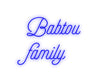 Néon personnalisé - Babtou
family Laboiteaneon