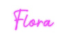 Néon personnalisé - Flora Laboiteaneon