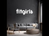 Néon personnalisé - fitgirls Laboiteaneon