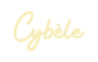 Néon personnalisé - Cybèle Laboiteaneon