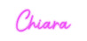 Néon personnalisé - Chiara Laboiteaneon