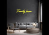 Néon personnalisé - Family home Laboiteaneon