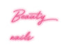 Néon personnalisé - Beauty
nails Laboiteaneon