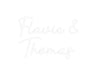Néon personnalisé - Flavie &
Tho... Laboiteaneon