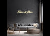 Néon personnalisé - Florian & Adr... Laboiteaneon