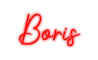 Néon personnalisé - Boris Laboiteaneon