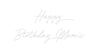 Néon personnalisé - Happy
Birthd... Laboiteaneon