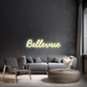 Néon personnalisé - Bellevue Laboiteaneon